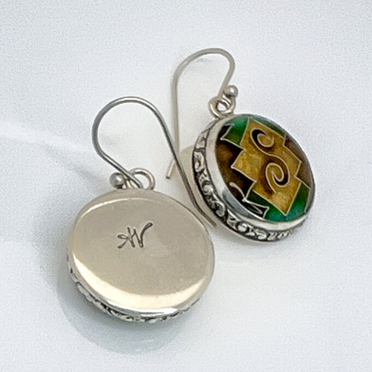 Fajada Butte Double Spiral earrings