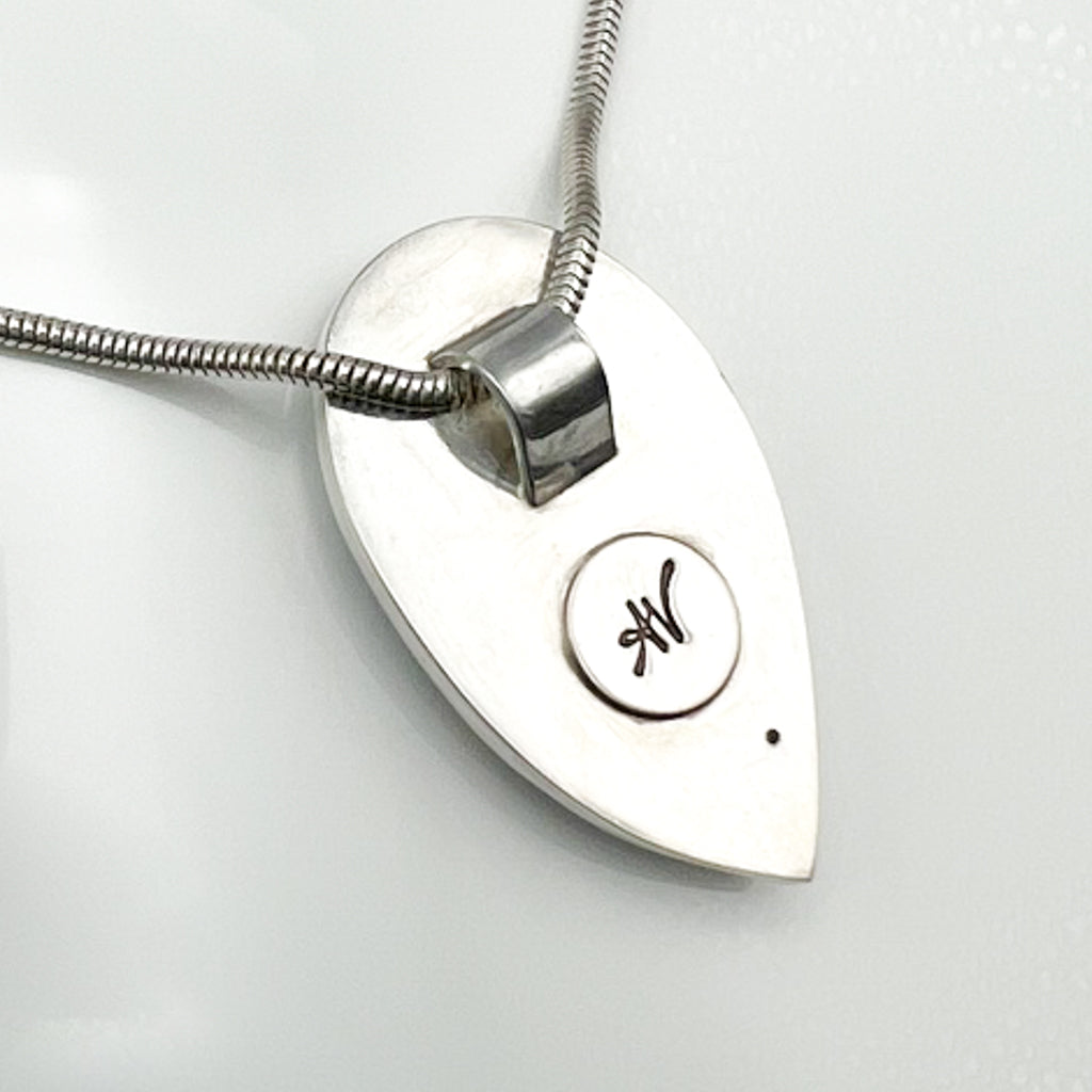 Haflinger Horse pendant with Blue Sapphire