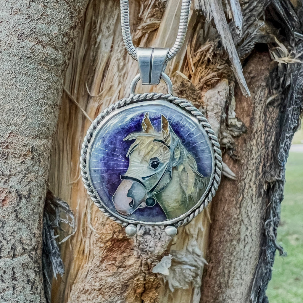 Warmblood Horse Naja pendant