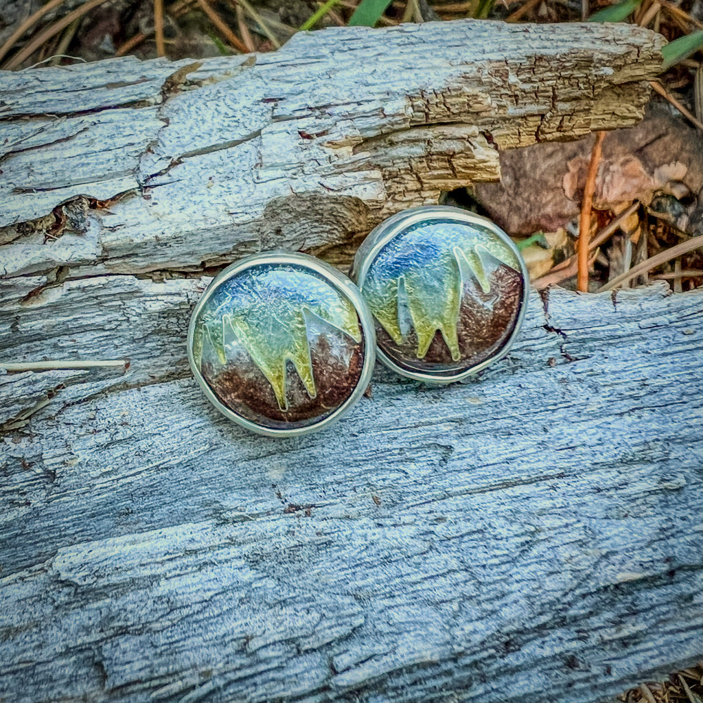 Grand Teton Mountains earrings