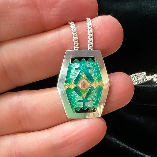 Turquoise Pathways Pendant