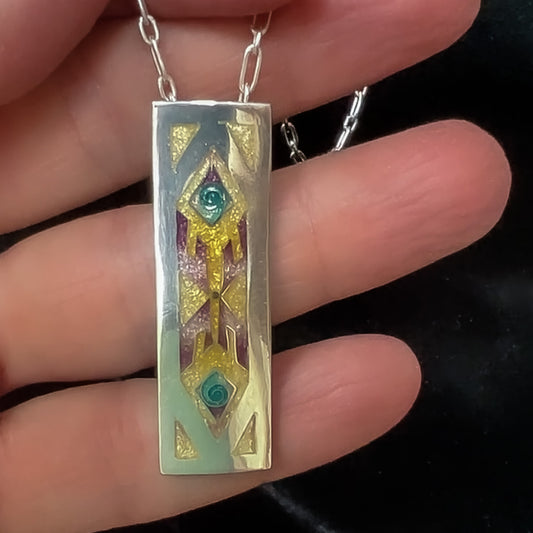 Gold & Dusk Pendant