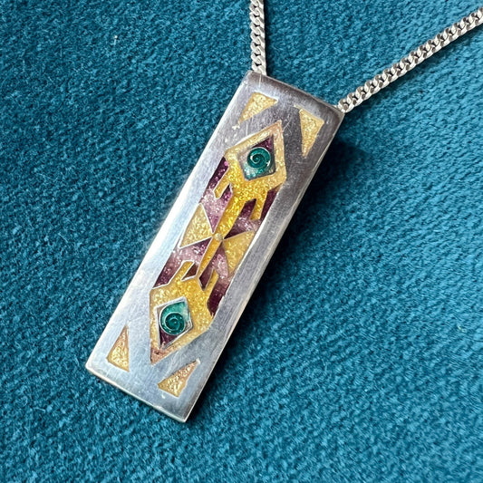 Gold & Dusk Pendant