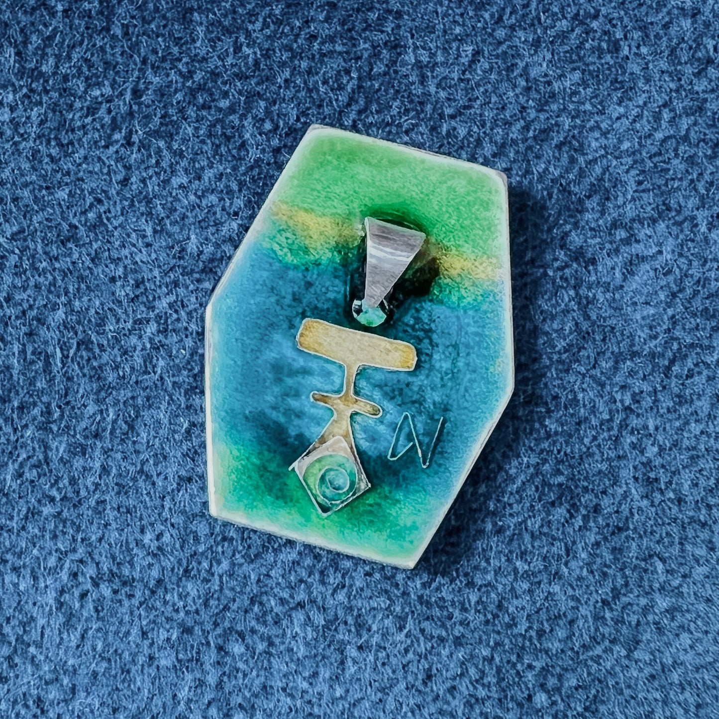 Turquoise Pathways Pendant