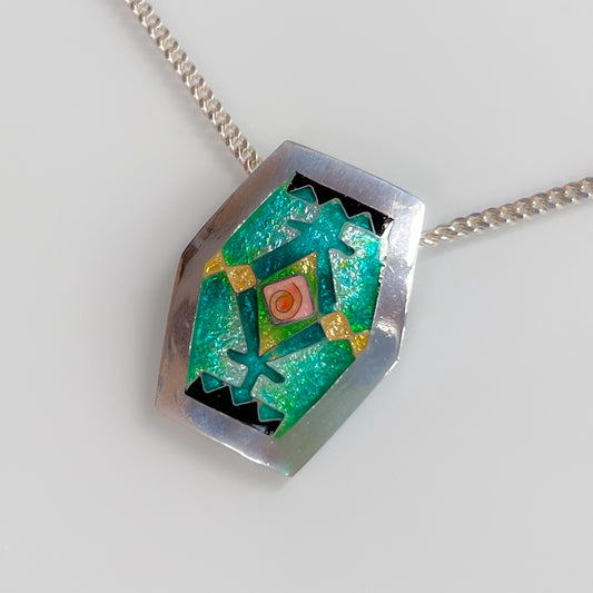 Turquoise Pathways Pendant