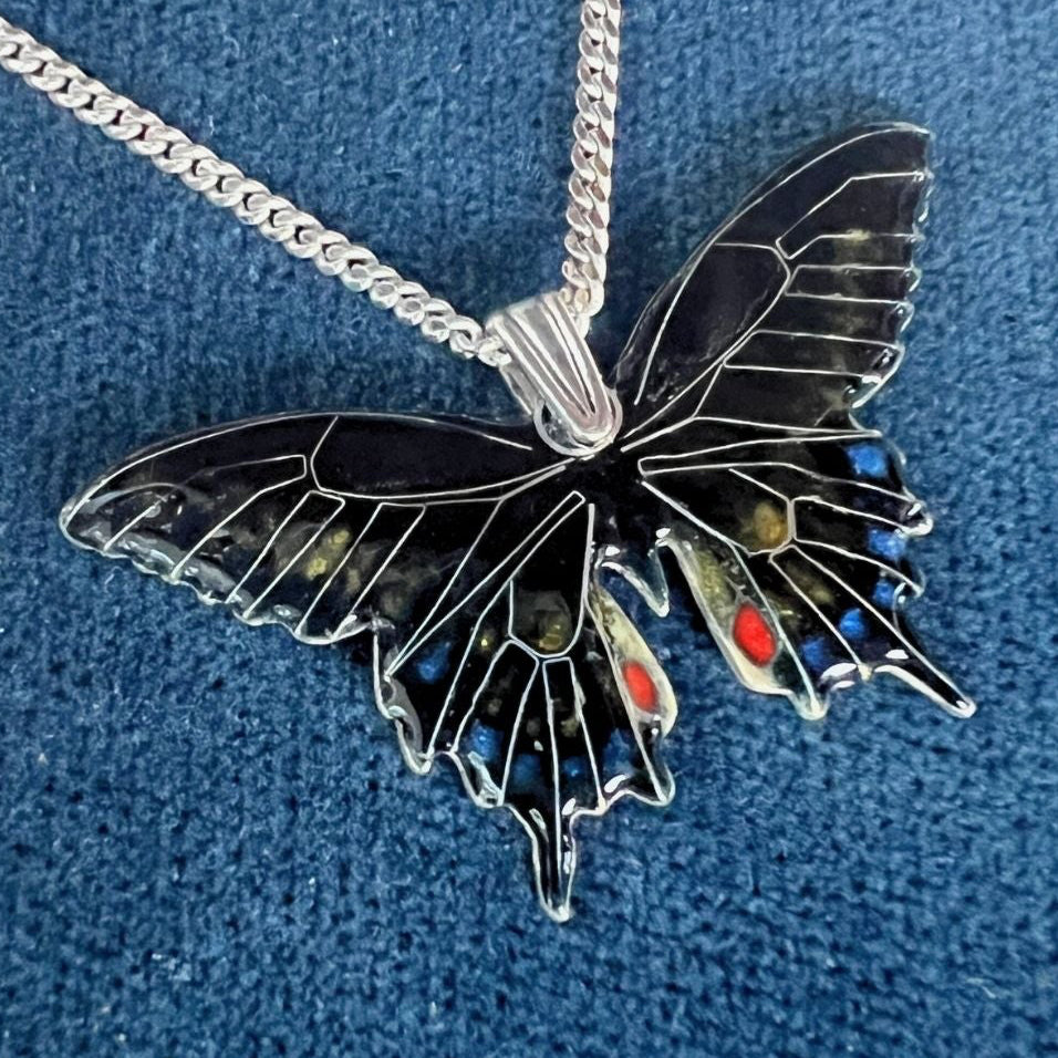 Black Swallowtail Butterfly pendent