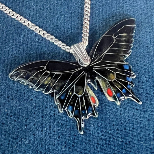 Black Swallowtail Butterfly pendent