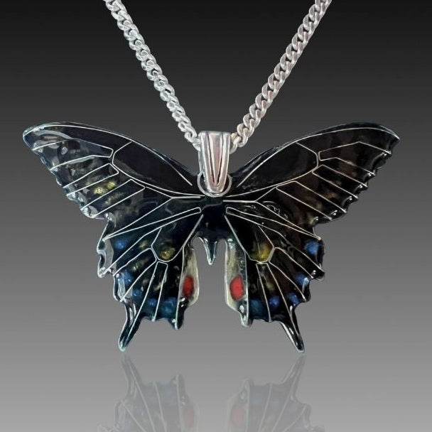 Black Swallowtail Butterfly pendent