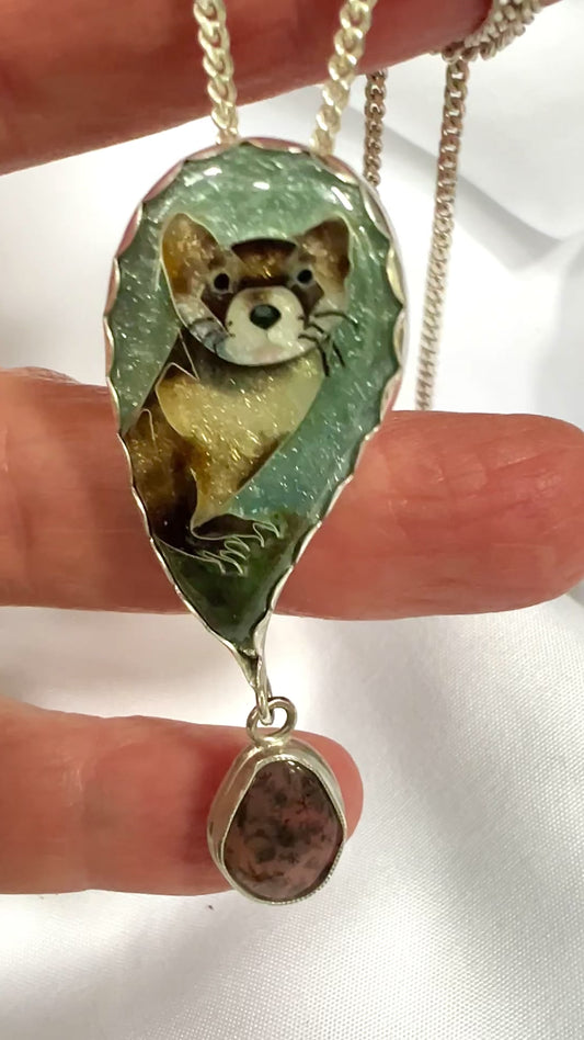 Black-Footed Ferret Pendant